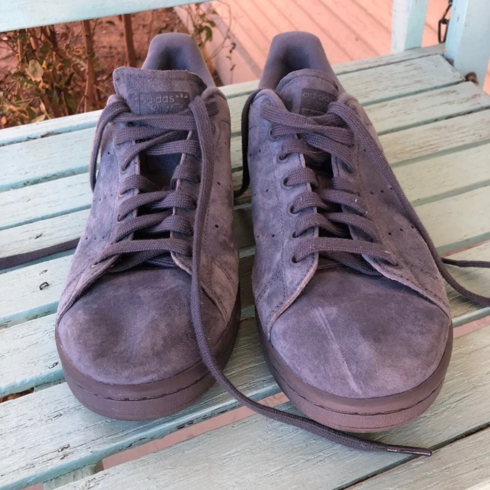 Adidas - stan smith grey suede - 8.5